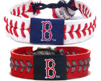 Red Sox baseball seam wristbands
