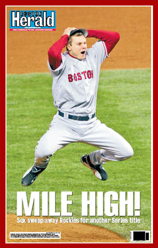 Mile High Boston Herald poster