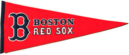 Traditional Red Sox pennant
