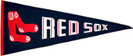 Throwback Red Sox pennant