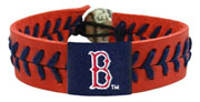 Red Sox team color baseball seam wristband