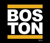 Boston with gold bars shirt