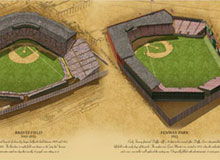 Historic Ballparks of Boston poster