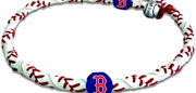 Red Sox baseball necklace