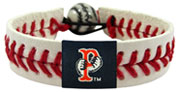 Pawtucket Red Sox baseball seam bracelet