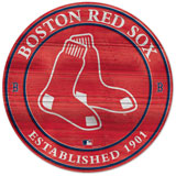 Red Sox roundel wooden sign